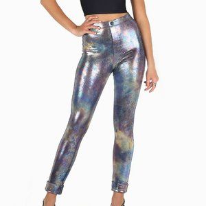 Black Milk Womens Motor Oil Leggings Size S